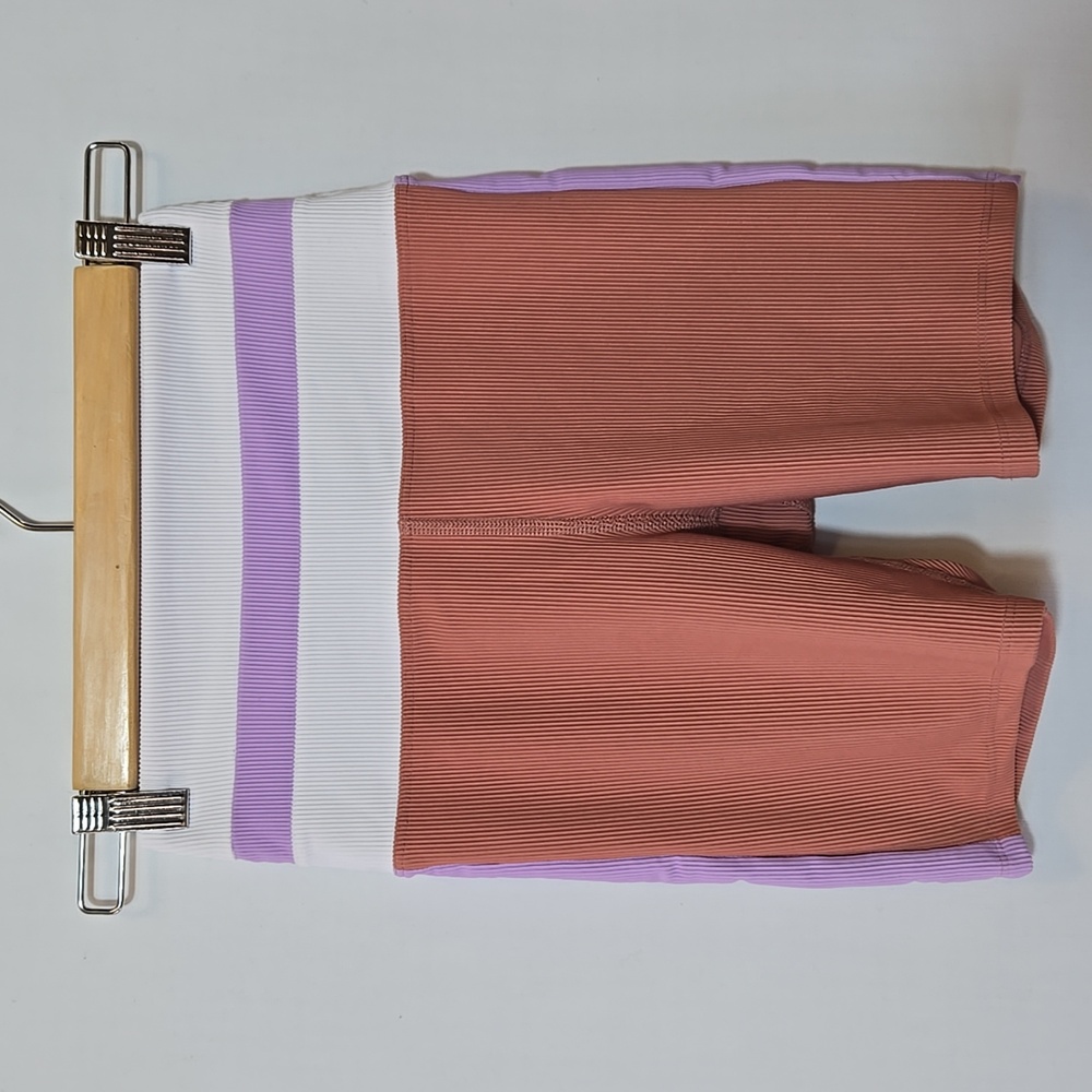 Beach Riot Samantha Rib Colorblock Bike‎ Shorts Size S - Picture 3 of 14